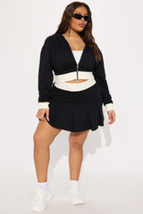 Adriana Skirt Set - Black/White