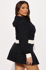 Adriana Skirt Set - Black/White