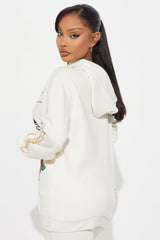 Ed Hardy Retro Tiger Hoodie - Ivory