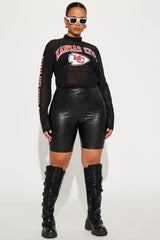 Kansas City Chiefs Half Time Show Crop Top - Black