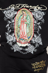 Ed Hardy Mary Hoodie - Black