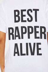Lil Wayne Best Rapper Alive Tee - White