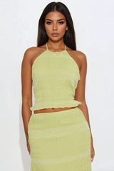 Florence Maxi Skirt Set - Sage