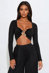 Sarai Pant Set - Black