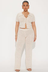 Raven Cozy Pant Set - Cream