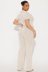 Raven Cozy Pant Set - Cream