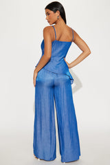 Natalia Pant Set - Blue