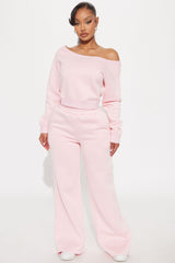 Sammie Fleece Pant Set - Pink