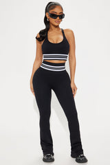 Caddy Crew Flex Seamless Active Yoga Pant - Black
