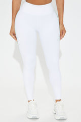 Courtside Cool Active Legging - White