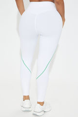 Courtside Cool Active Legging - White