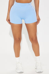 Golf Goals Flex Seamless Active Short - Light Blue
