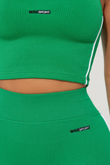 Court Cutie Effortless Seamless Active Capri Legging - Kelly Green