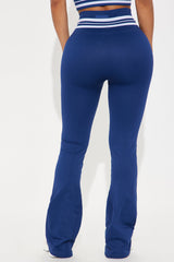 Caddy Crew Flex Seamless Active Yoga Pant - Midnight Blue
