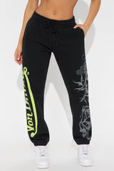 Von Dutch Car Show Jogger - Black/Green
