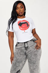 Guilty Pleasures Fitted Tee - White