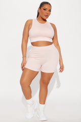 Golf Goals Flex Seamless Active Short - Blush