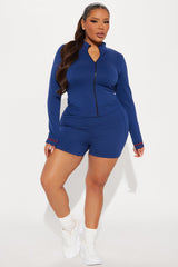 Power Up Flex Seamless Active Hot Short - Midnight Blue