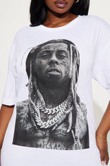 Lil Wayne Best Rapper Alive Tee - White