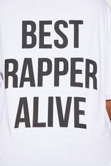 Lil Wayne Best Rapper Alive Tee - White