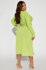 Reina Rope Skirt Set - Lime