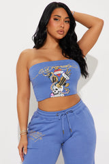 Ed Hardy NYC Tube Top Pant Set - Blue