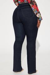 Amaya Sculpting Stretch Bootcut Jeans - Dark Wash