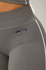 Court Cutie Effortless Seamless Active Capri Legging - Charcoal