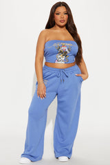 Ed Hardy NYC Tube Top Pant Set - Blue