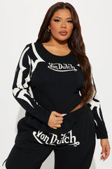 Von Dutch Trendy Baby Tee - Black/White
