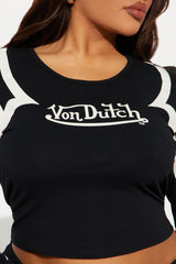 Von Dutch Trendy Baby Tee - Black/White