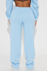 Von Dutch Distressed Wide Leg Pant - Blue