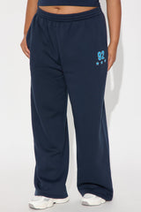 Alessandra 92 Wide Leg Pant - Blue
