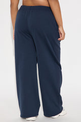 Alessandra 92 Wide Leg Pant - Blue