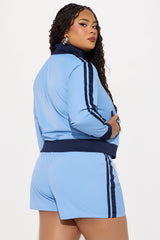 Head In The Game Short Set - Blue/combo
