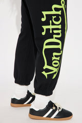 Von Dutch Car Show Jogger - Black/Green