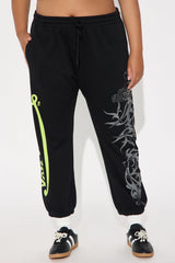 Von Dutch Car Show Jogger - Black/Green
