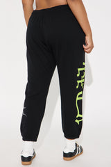 Von Dutch Car Show Jogger - Black/Green