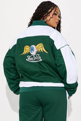 Von Dutch Bomber Jacket - Hunter Green