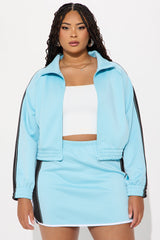 Push The Limit Skirt Set - Light Blue