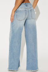 For What It's Worth Wide Leg Jean - Vintage Wash
