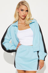 Push The Limit Skirt Set - Light Blue