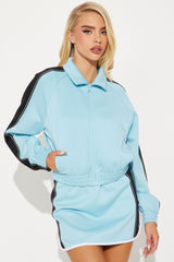 Push The Limit Skirt Set - Light Blue