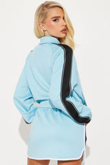 Push The Limit Skirt Set - Light Blue