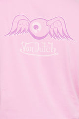 Von Dutch Wings Baby Tee - Pink