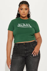Von Dutch OG Baby Tee - Hunter Green