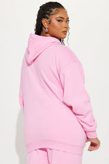 Von Dutch Classic Zip Front Hoodie - Pink