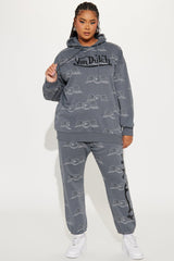 Von Dutch Fly High Hoodie - Charcoal