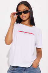 It's A Femininomen Tee - White