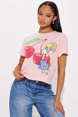 Lola Bunny Cherries Tee - Pink
